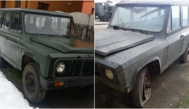 Două ARO de armată, dar ce prețuri… 
