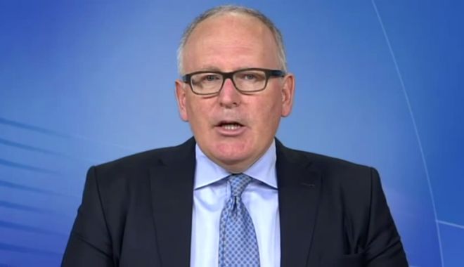 Prim-vicepreședintele CE Frans Timmermans vine la București - franstimmermans-1519317258.jpg