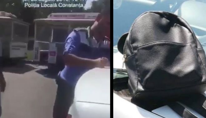 VIDEO / Două hoațe care furaseră un rucsac, prinse de politiștii locali - furt-1535038017.jpg