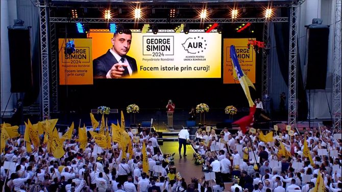 George Simion și-a lansat oficial candidatura la prezidențiale - george-simion-1718540486.jpg