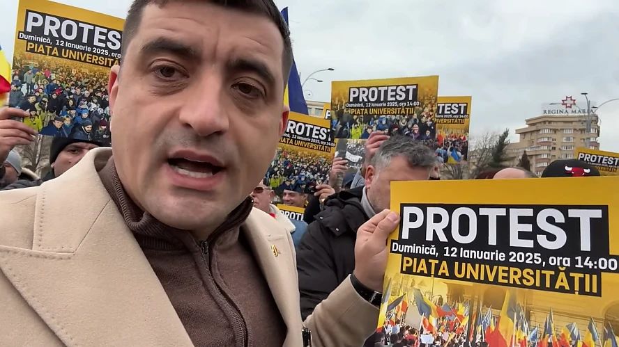 Liderul AUR, George Simion, s-a alaturat protestatarilor din Piața Victoriei. De ce au ieșit în stradă - george-simion-1735900543.jpg