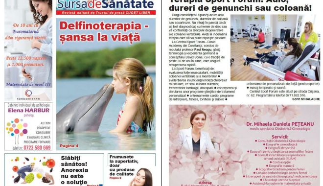 Astăzi, în chioșcurile Cuget Liber, revista Sursa de sănătate. Se difuzează GRATUIT! - ghidmedical3001-1549012478.jpg