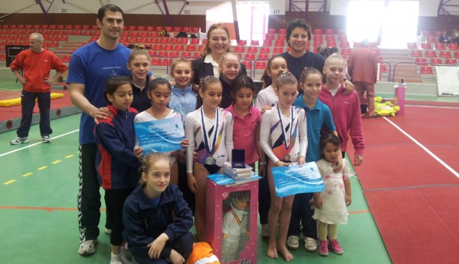 Gimnastele constănțene, medaliate la Cupa 