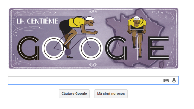 Turul Franței marcat de Google, printr-un logo special - google-1372494481.jpg