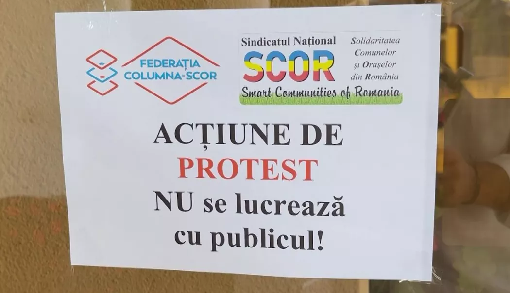 Angajații din administrația comunelor, grevă de avertisment, până la ora 12.00! Bolojan, față în față cu primarii