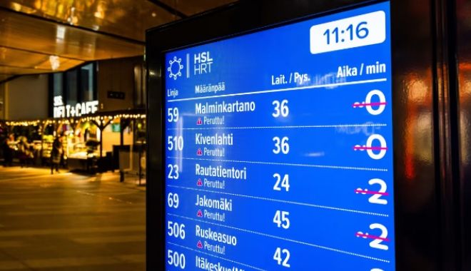SUTE DE ZBORURI ANULATE! O nouă grevă paralizează transporturile. Autorităţile române vin cu precizări - greva-finlanda-1706687653.jpg