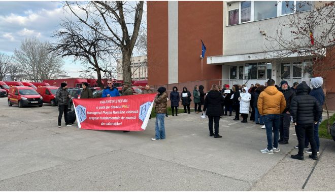 Constanţa. Poştaşii, în grevă de avertisment astăzi - grevapostaromanafotobns-1710920618.jpg