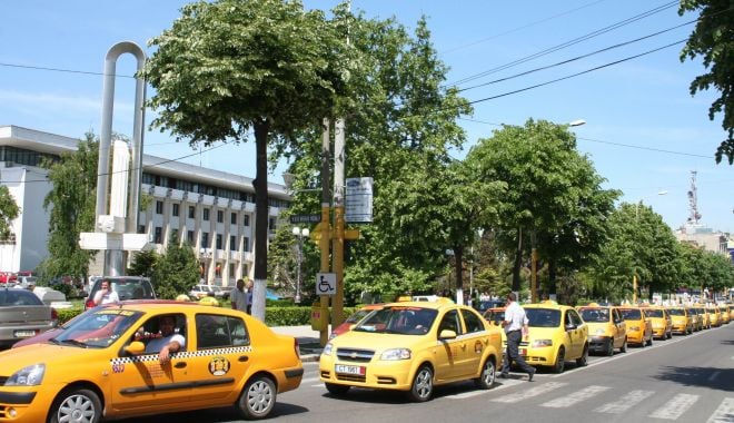 PROTEST DE AMPLOARE. Constanța va fi împânzită de TAXIURI, vineri. Iată TRASEUL taximetriștilor! - grevataxigf26-1627466400.jpg