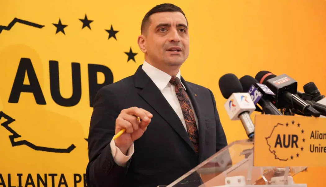 Foto - George Simion a anunțat că parlamentarii AUR nu vor vota Guvernul Veștea. „Să predea sau să amâne votul!”