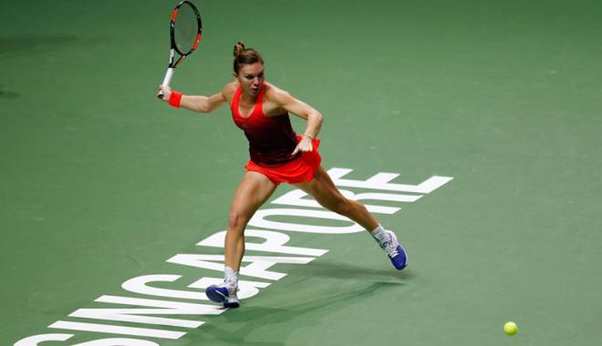 Simona Halep a cedat în fața Mariei Șarapova, la Turneul Campioanelor - halepsingapore-1445972058.jpg