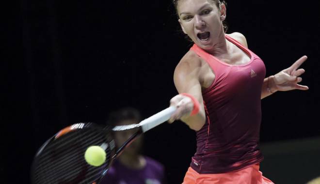 Simona Halep - Maria Șarapova, derby-ul Grupei Roșii, la Turneul Campioanelor - halepturneu-1445885775.jpg