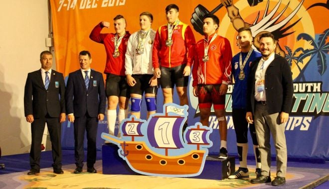 Halterofil din Ovidiu, dublu medaliat la Europenele Under 15 - haltere-1576436994.jpg