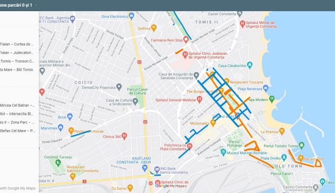 Hartă interactivă cu parcările din Constanţa. Şoferii află unde îşi pot lăsa maşinile - harta-1631709681.jpg