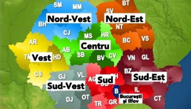 Regionalizarea va fi dezbătută la reuniunea conducerii PDL de vineri - hartaregionalizare600x391-1317762053.jpg