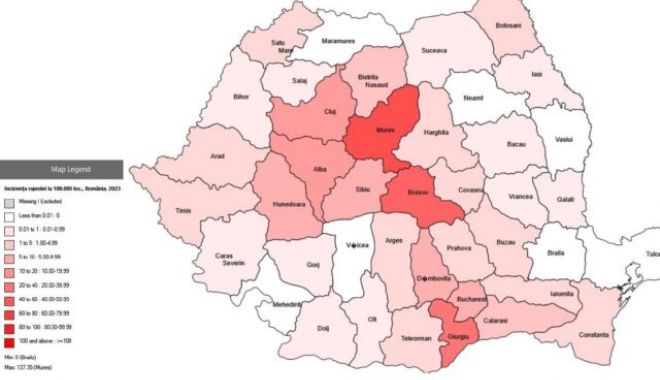 INSP: 2.805 de cazuri de rujeolă în 2023; trei decese înregistrate