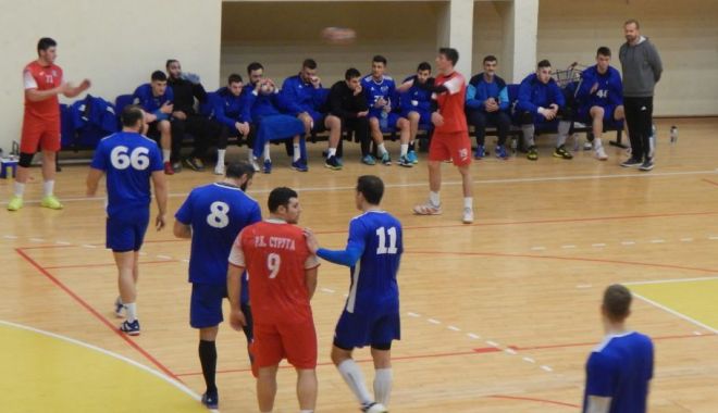 HCDS câștigă amicalul cu RK Struga. Urmează partida cu HC Buzău - hcds-1548597986.jpg