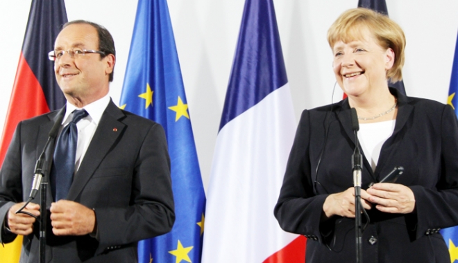 Hollande și Merkel: Dineu de adio și 