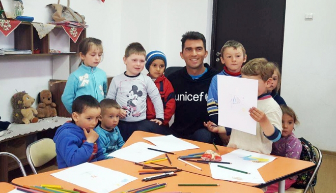 Horia Tecău, ambasador UNICEF. 