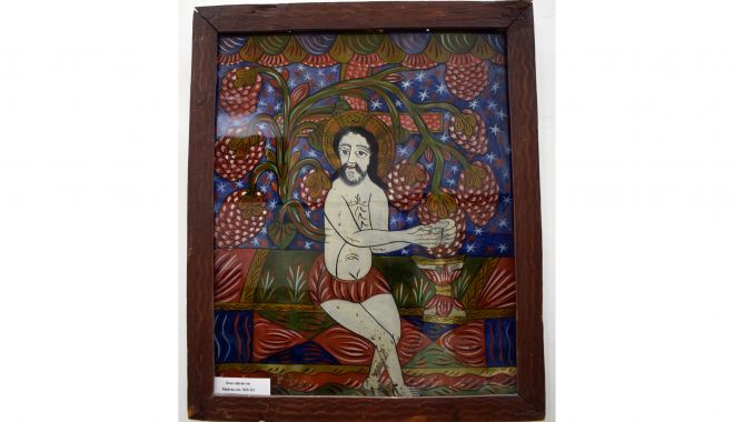 Icoană pe sticlă, de secol XIX, la Muzeul de Artă Populară - icoan2-1620668853.jpg