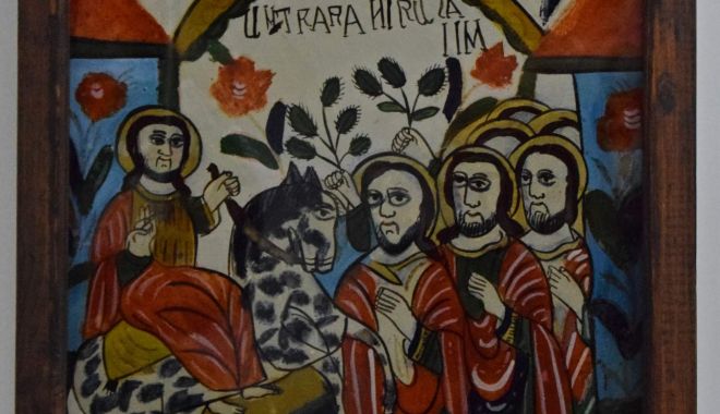 Icoana „Intrarea în Ierusalim”, la Muzeul de Artă Populară Constanţa - icoana-1615832931.jpg