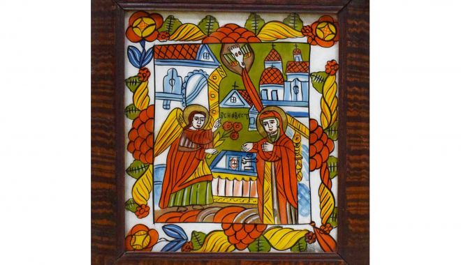 Icoană din secolul al XIX-lea cu „Buna Vestire”, la Muzeul de Artă Populară - icoana2-1616435014.jpg