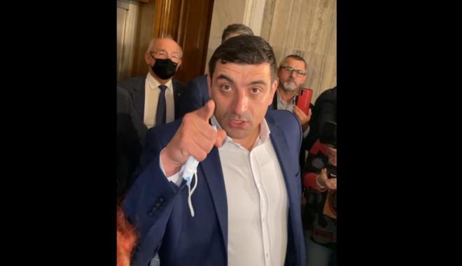 Circ la Ministerul Energiei! George Simion a deturnat conferinţa lui Virgil Popescu iar acum îl caută prin clădire - image20211182516570341georgesimi-1670238722.jpg