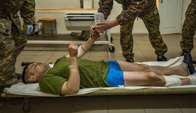 Câți militari ucraineni răniți în război au fost tratați în spitalele MApN