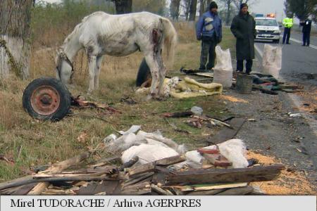 Șase persoane rănite într-un accident produs între o autoutilitară și o căruță - imageresize-1489350252.jpg
