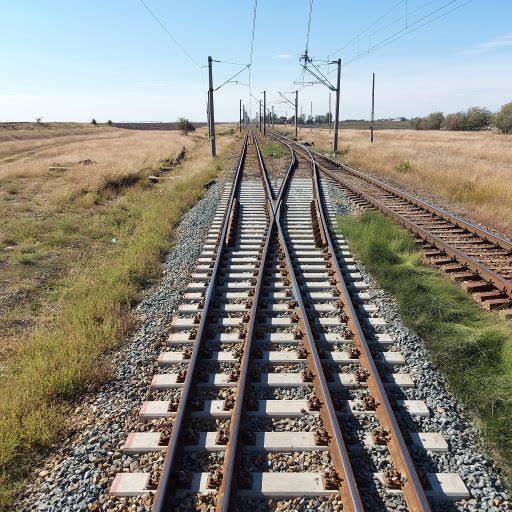 Foto - Bărbat de 70 de ani, electrocutat în apropierea căii ferate. Undița a atins linia de înaltă tensiune
