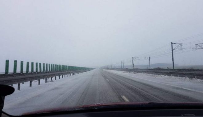 ATENȚIE ȘOFERI! Autostrada A2, închisă de drumari din cauza ploii înghețate - img-1548361978.jpg