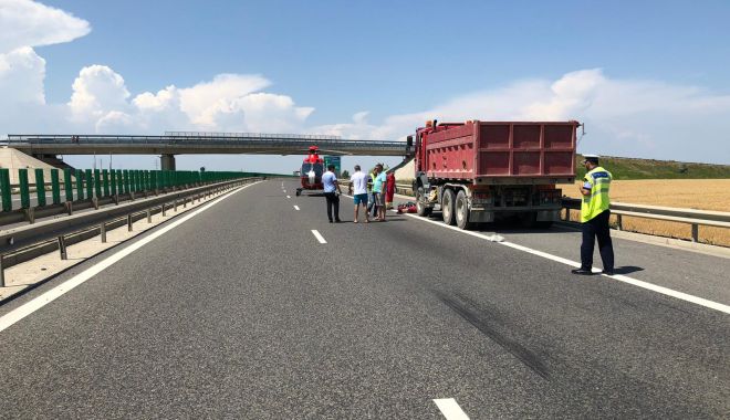 Tragedie pe A4. Șofer lovit mortal, după ce a vrut să ajute alți șoferi cu pană la mașini - img20190615wa0021-1560611408.jpg