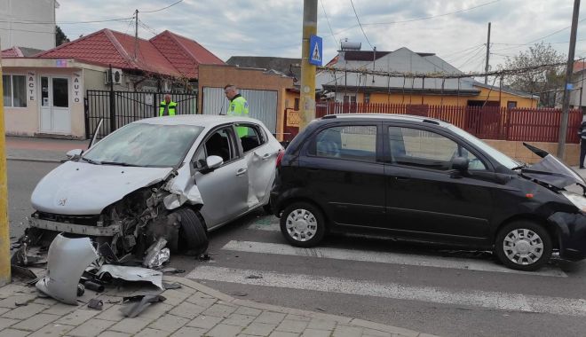 Galerie foto. Accident rutier la Constanța, cu două victime