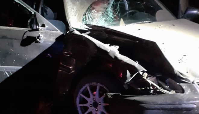 ACCIDENT RUTIER LA CONSTANŢA! Autoturism răsturnat, două victime! Şoferul consumase alcool!