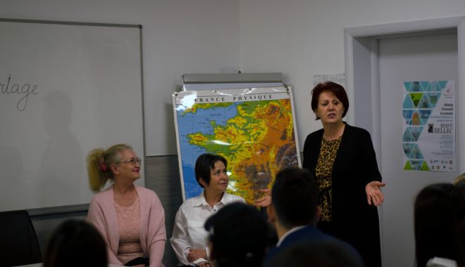 Delegație  din Brest la Liceul Teoretic ”George Călinescu”