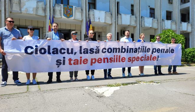 Protest al USR Constanţa, în aceste momente: 