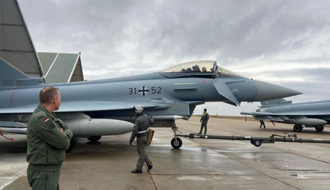 Spaţiului aerian românesc va fi supravegheat și de avioane de luptă din Germania