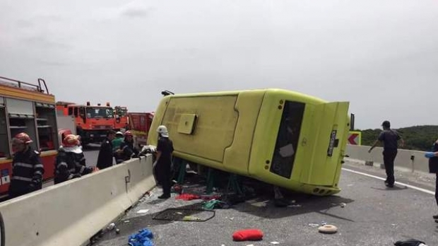 Tragedie rutieră. Un suporter mort și alți 18 răniți, după ce autocarul lor s-a răsturnat - img533002365300-1475357067.jpg