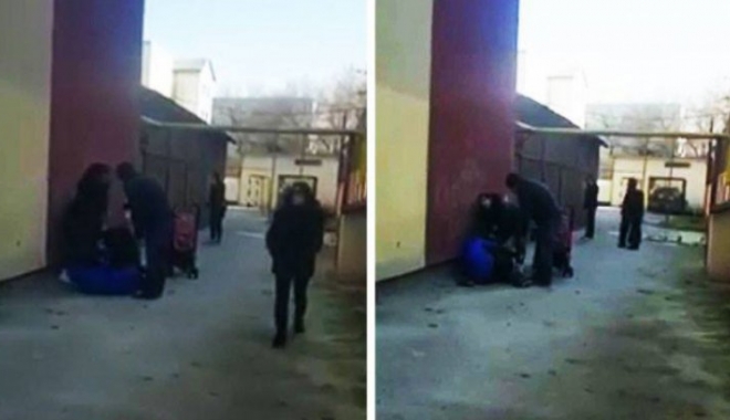 IMAGINI VIDEO INCREDIBILE! TREI FEMEI S-AU BĂTUT CA-N FILME, ÎN CURTEA ȘCOLII - img95734100-1512580294.jpg