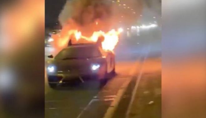 Un Lamborghini Gallardo de 150.000 de euro, abia scos din service, a explodat pe autostradă - imm77298000-1551187764.jpg