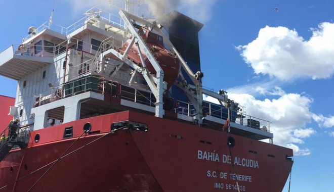 Incendiu la bordul navei 