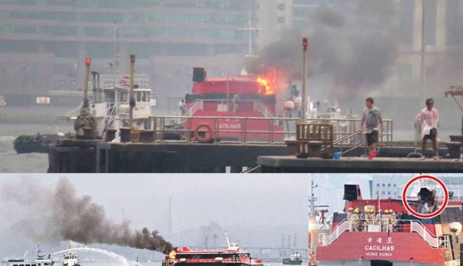 Incendiu la bordul unui ferry-boat cu 100 de pasageri - incendiu-1444568732.jpg