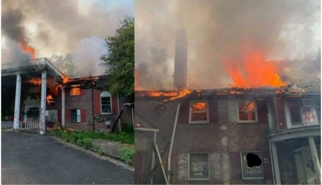 O femeie a incendiat un fost spital de psihiatrie, pentru că suferea din dragoste - incendiu-1640006234.jpg