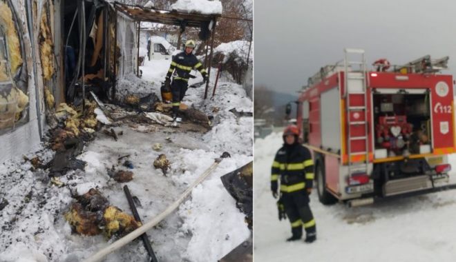 Incendiu puternic într-un cort, în timpul unei slujbe - incendiu-1643542671.jpg