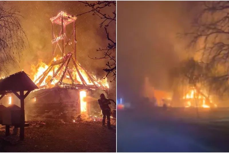 O biserică veche de aproape 300 de ani a ars din temelii în urma unui incendiu devastator - incendiu-biserica-1743339331.jpg