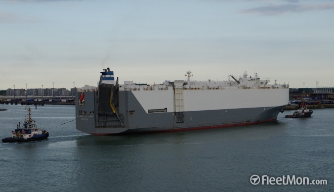 Incendiu puternic la bordul unui car carrier - incendiulabordulunuicarcarrier-1484753325.jpg