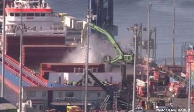 Incendiu la bordul unui cargou, în Turcia - incendiulabordulunuicargou-1564482451.jpg