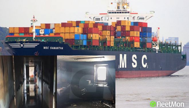 Incendiu la bordul unui ferry-boat britanic - incendiulabordulunuiportcontaine-1556882747.jpg