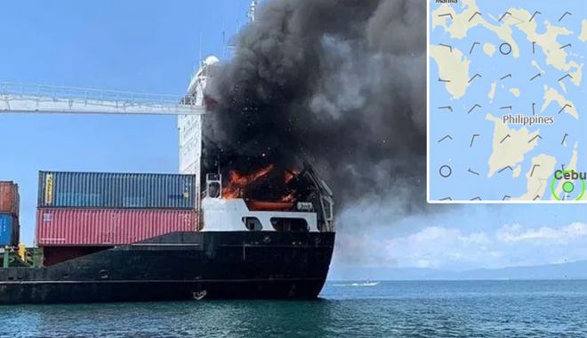 Incendiu pe un portcontainer cu un deces și trei răniți - incendiupeunportcontainercuundec-1650382208.jpg