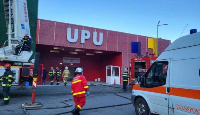 INCENDIU LA UNITATEA DE PRIMIRI URGENŢE. Ce spune Ministerul Sănătăţii despre cei opt pacienţi care erau internaţi