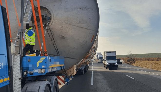 Infotrafic: Transport agabaritic de la Constanţa la Maramureş - restricţii de circulaţie